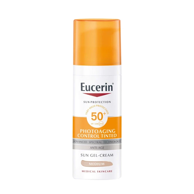 Eucerin photoaging control tinted gel-cream medium 50ml 